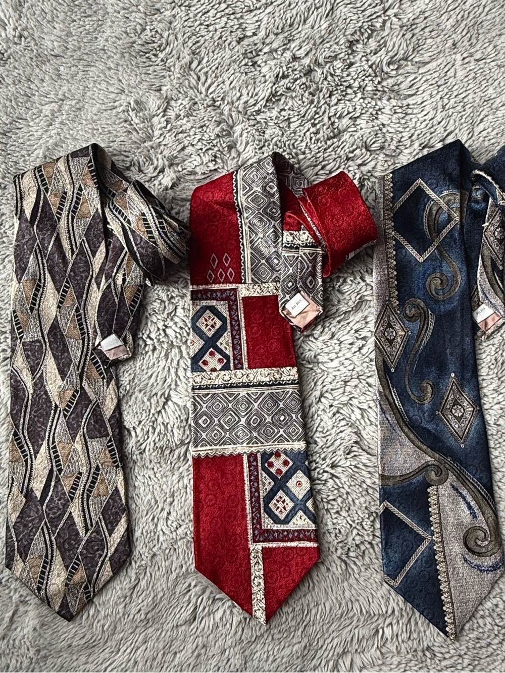 Vintage Pierre Cardin Lot of 3 Men's Silk
Neckties 4”